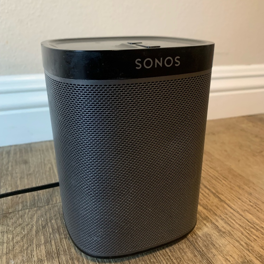 Sonos Black Compact Wireless Speaker - Portable Home Audio